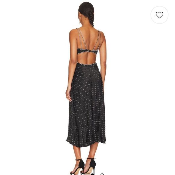 NWT Revolve L’Academie Emme Midi Dress in Black XS - Picture 6 of 15